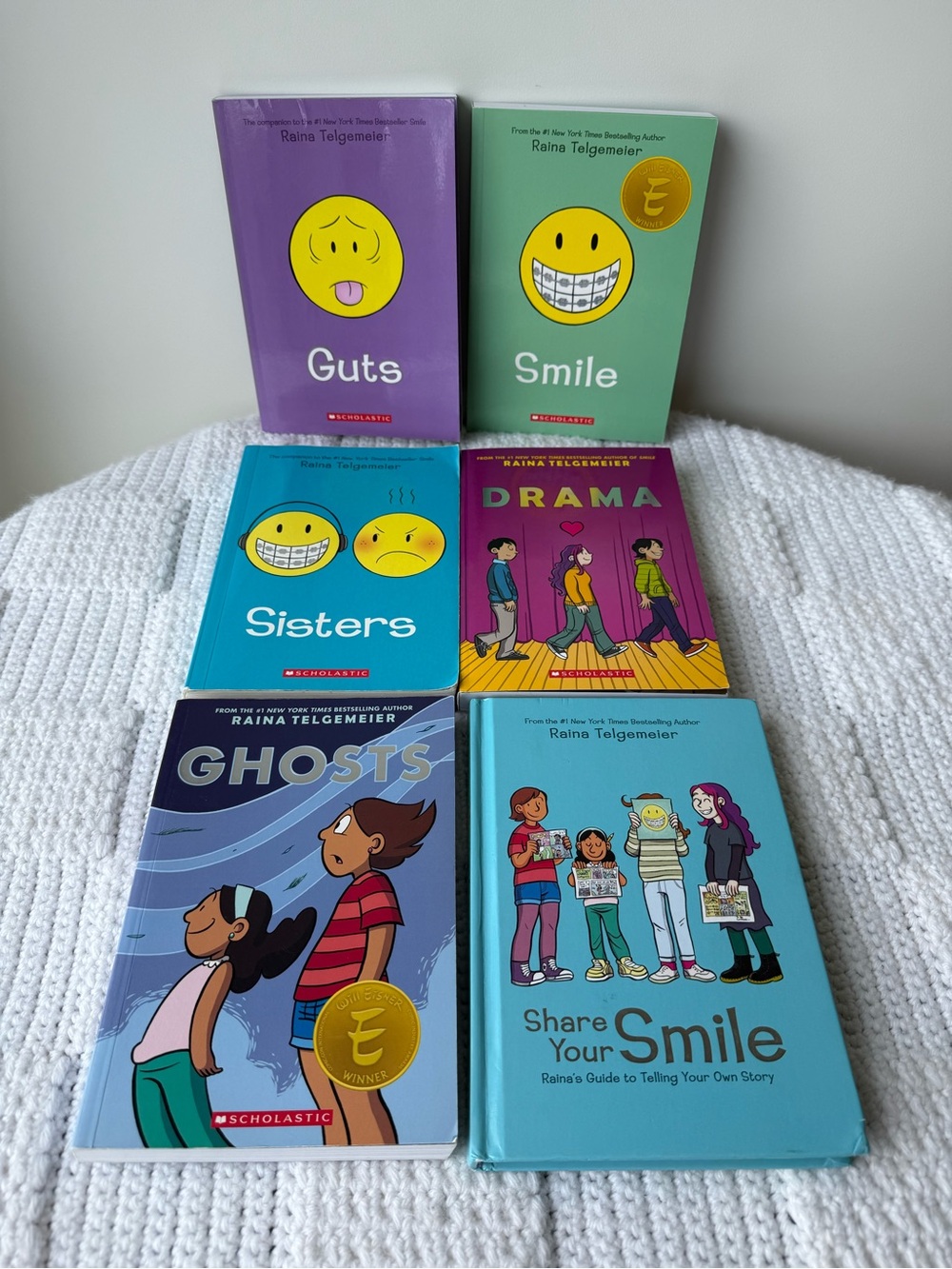 Raina Telgemeier Graphic Novel books series